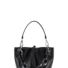 Outlet GANNI Kleine Diamond-Bucket-Bag Black