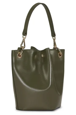 Sale GANNI Kleine Diamond-Bucket-Bag Kalamata