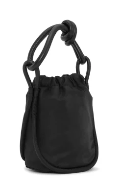 Cheap GANNI Kleine Schwarze Geknotete Bucket-Bag Black
