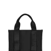 Flash Sale GANNI Kleine Schwarze Tragetasche Aus Tech-Gewebe Black