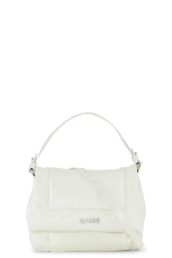 New GANNI Kleine, Umklappbare Pillow-Tasche Egret