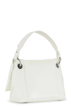 New GANNI Kleine, Umklappbare Pillow-Tasche Egret
