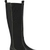 Cheap GANNI Kniehohe Chelsea Boots Black