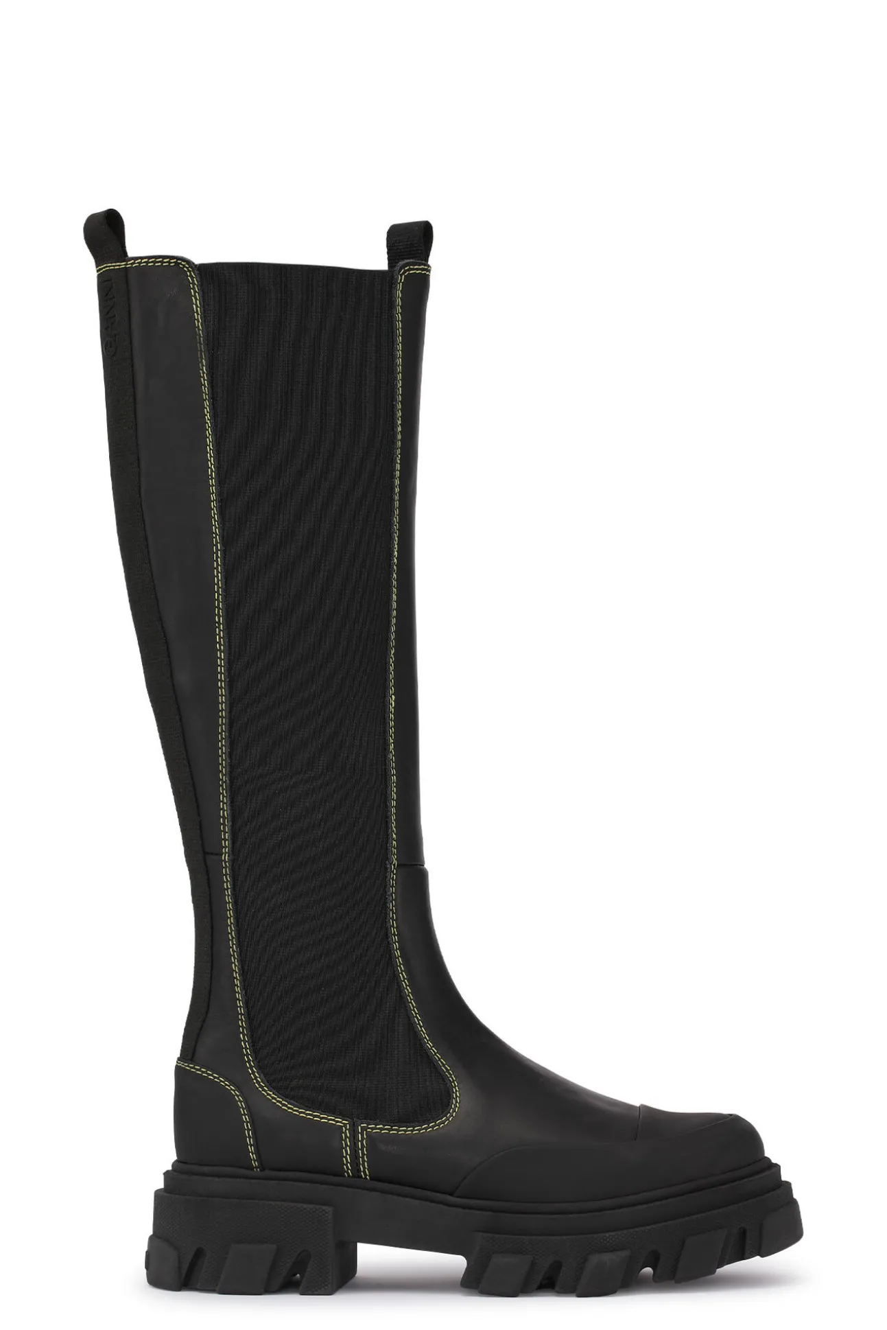 Best GANNI Kniehohe Chelsea Boots Black