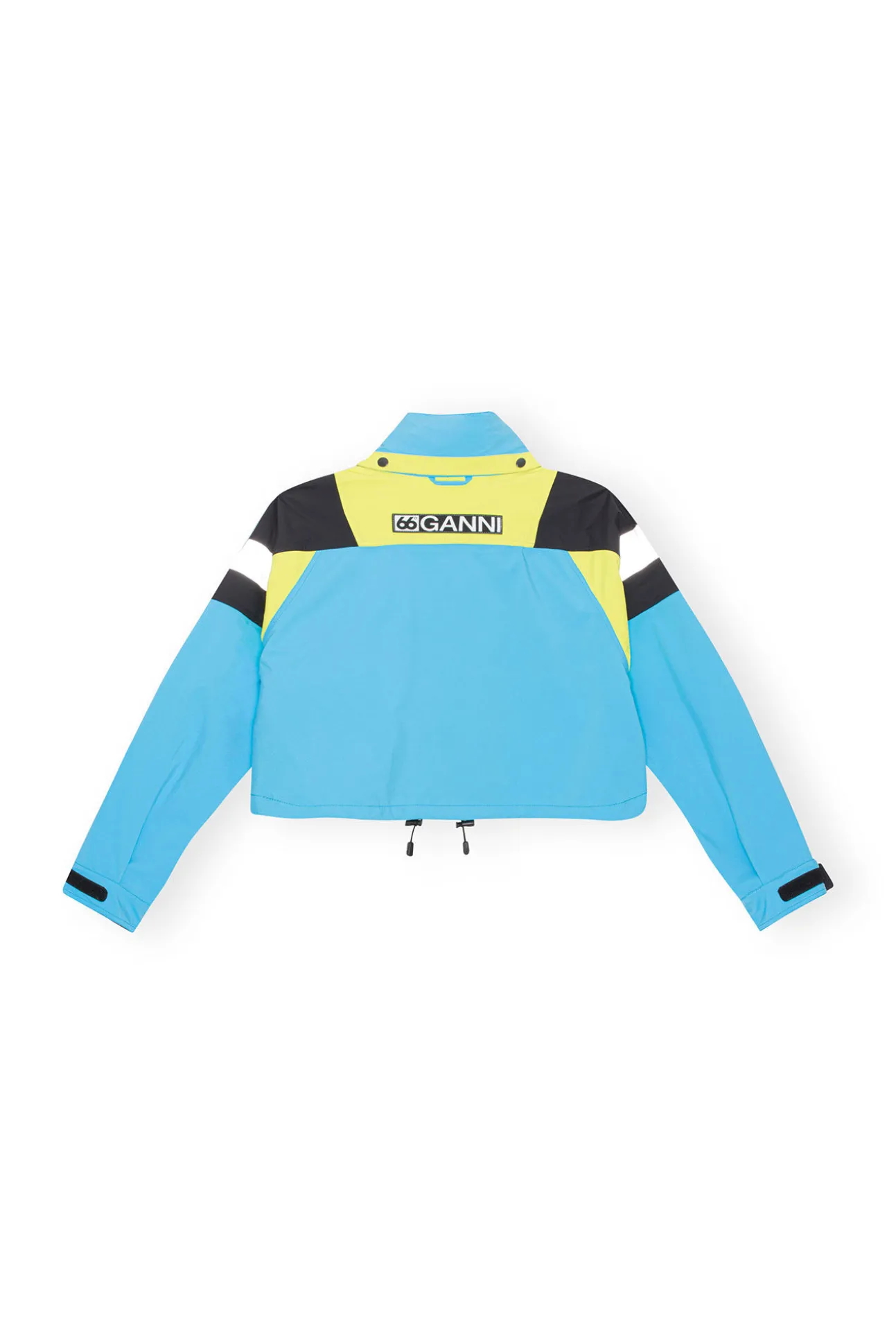 Fashion GANNI Kria Neoshell Cropped Jacke Lagoon