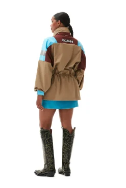 Flash Sale GANNI Kria Neoshell Jacke Camel