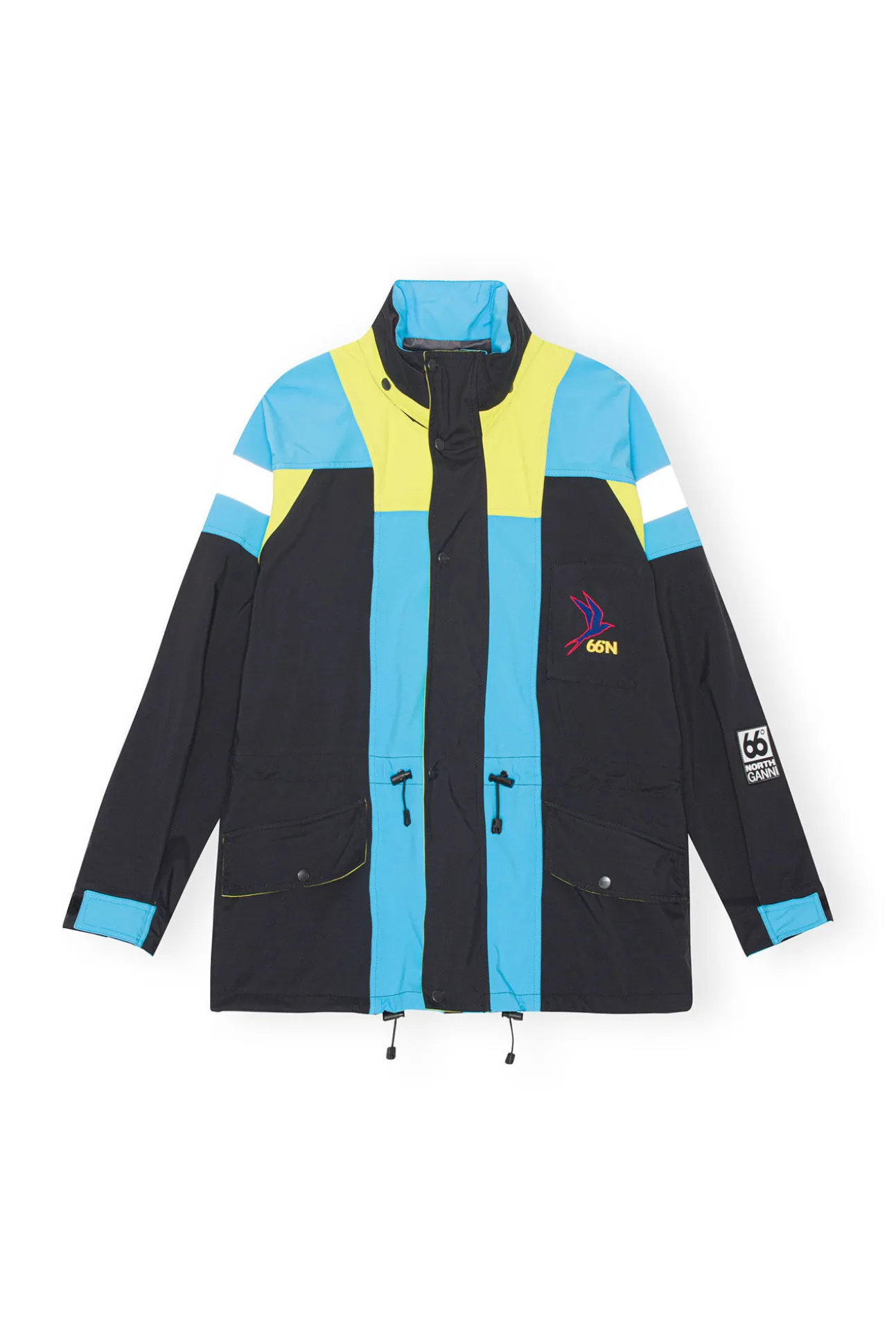 Sale GANNI Kria Neoshell Jacke Black