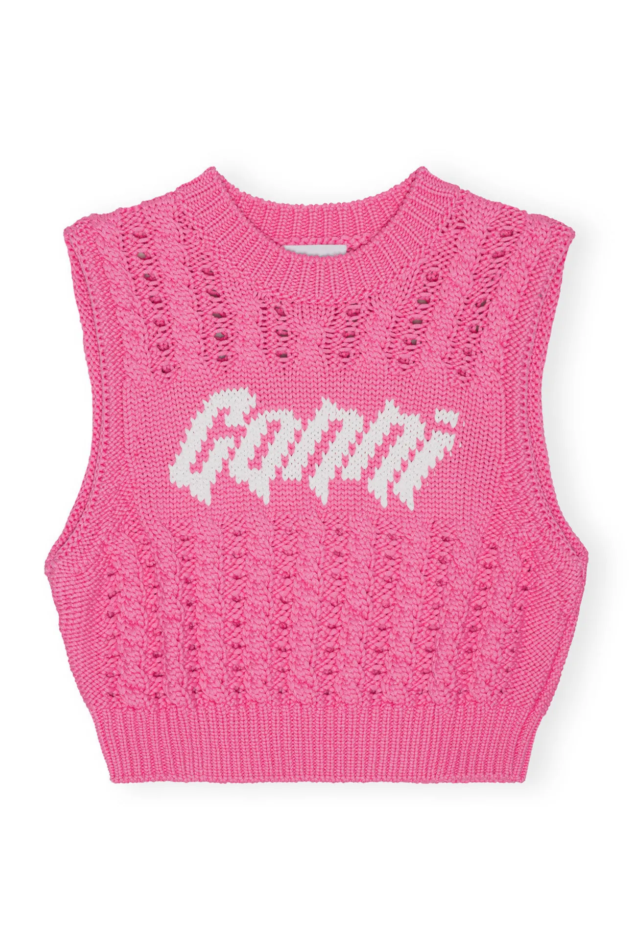 Cheap GANNI Kurze Rope-Weste Bonbon