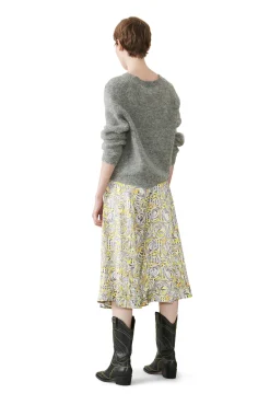 Best GANNI Lassige Strickjacke Aus Wolle Paloma Melange