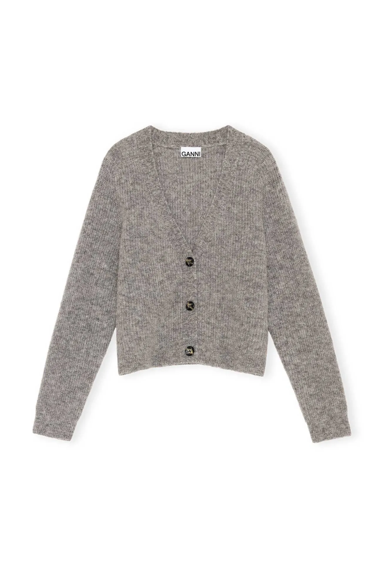 Best GANNI Lassige Strickjacke Aus Wolle Paloma Melange