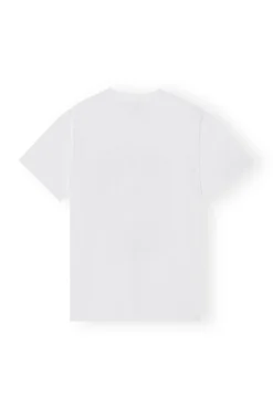 Hot GANNI Lassiges Bunny-T-Shirt Bright White