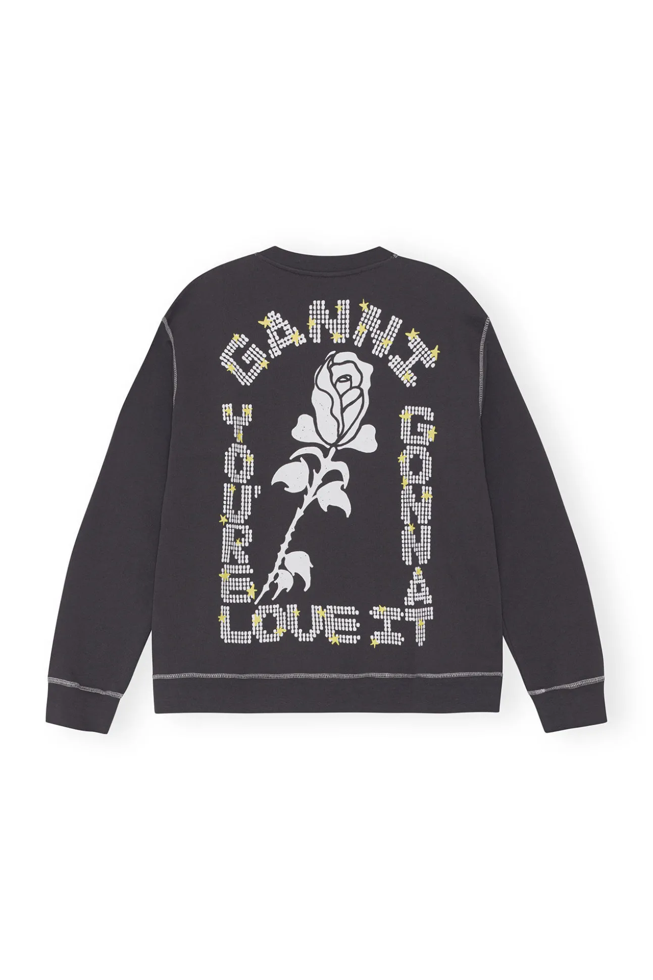 Flash Sale GANNI Lassiges Isoli-Sweatshirt Phantom
