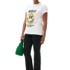 Store GANNI Lassiges Yellow-Smiley-T-Shirt Bright White