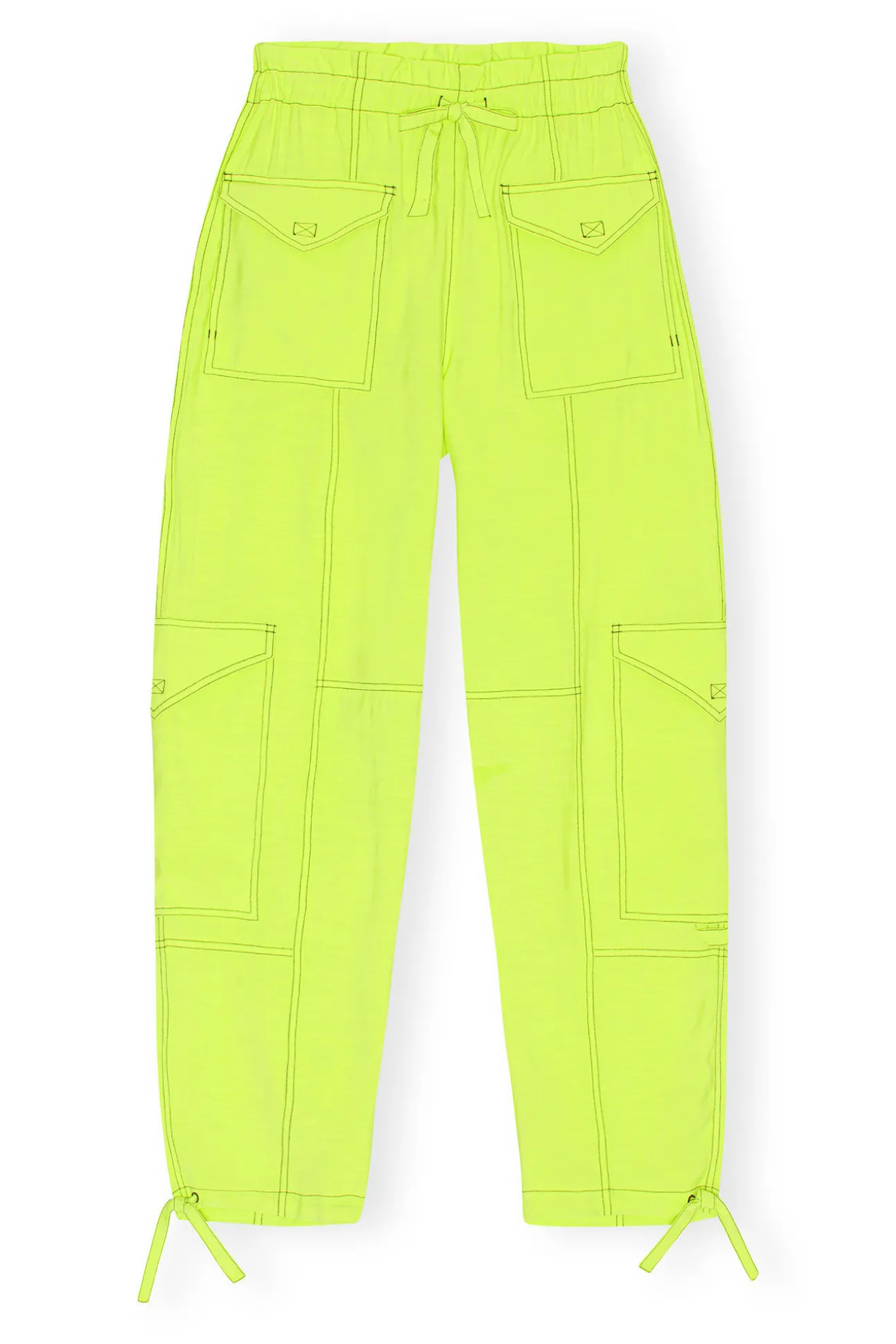 Best Sale GANNI Leichte Pocket-Slub-Hose Sulphur Spring