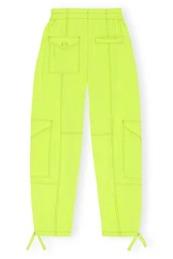 Best Sale GANNI Leichte Pocket-Slub-Hose Sulphur Spring