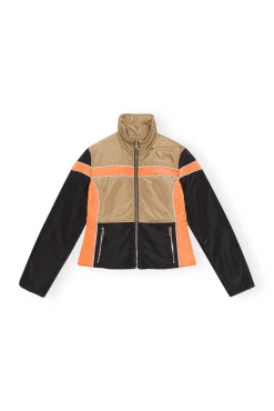 Hot GANNI Leichte, Wattierte Jacke Mit Colourblock Block Colour