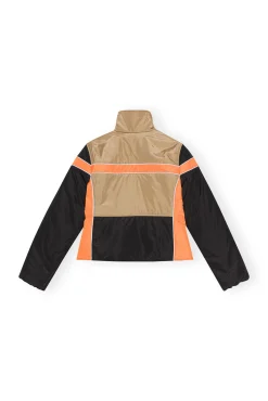 Hot GANNI Leichte, Wattierte Jacke Mit Colourblock Block Colour