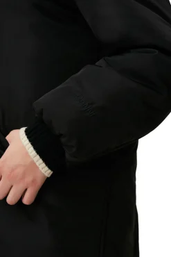 Cheap GANNI Leichter, Gepolsterter Mäntel Black