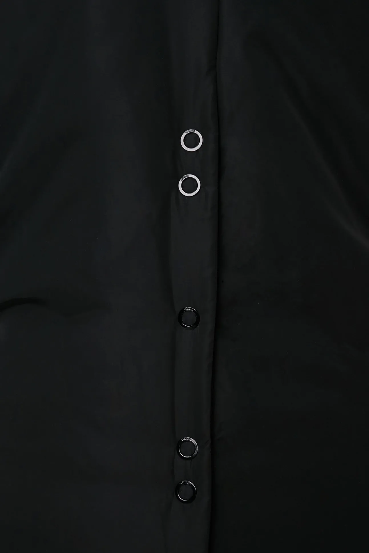 Cheap GANNI Leichter, Gepolsterter Mäntel Black