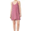 Hot GANNI Leichtes Mini-Tragerkleid Mit Jacquardriemen Love Potion