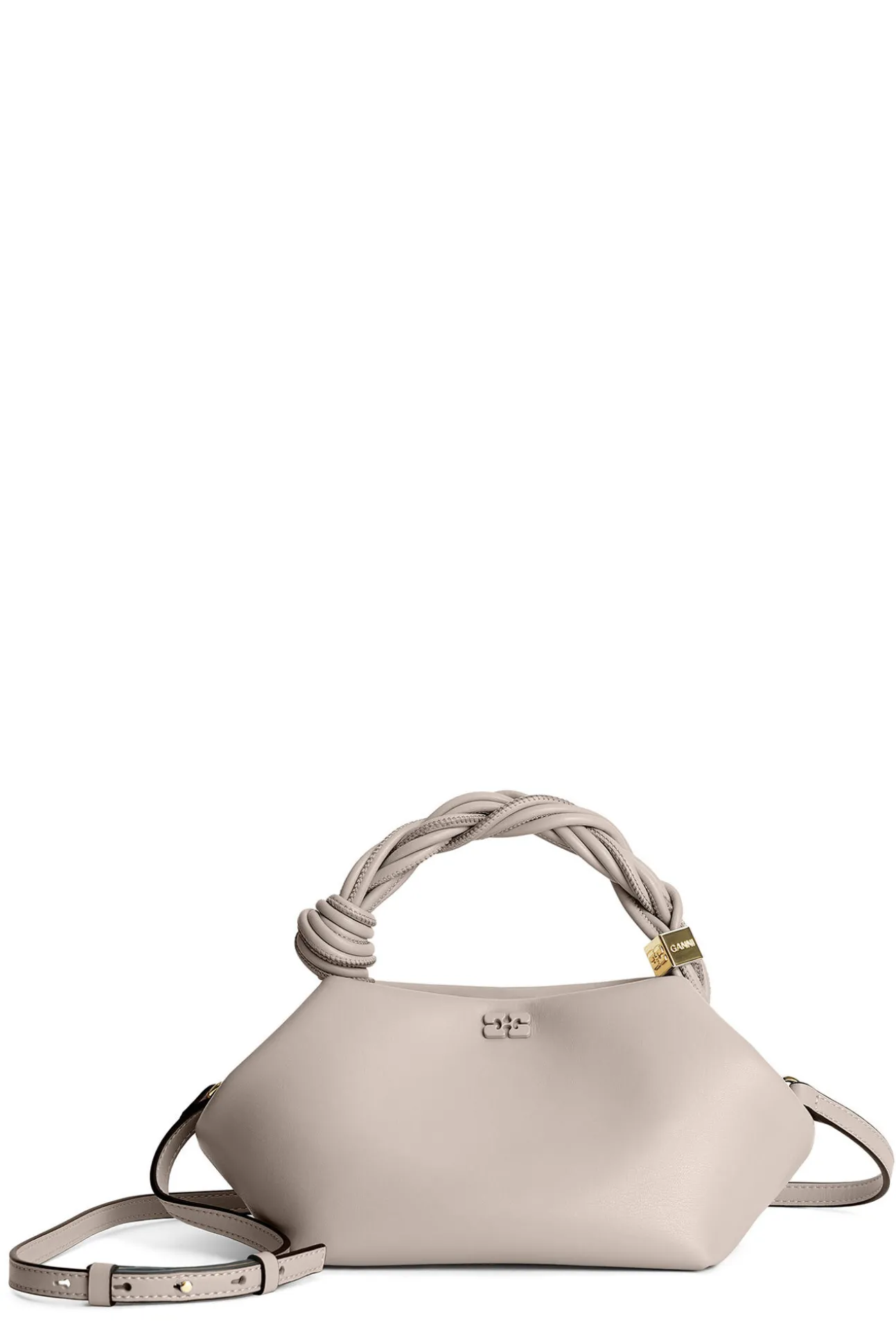 Hot GANNI Light Grey Bou Bag Oyster Gray