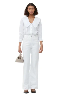 Hot GANNI Light Grey Bou Bag Oyster Gray