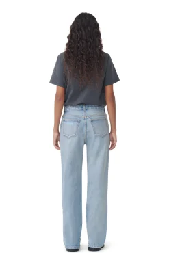Discount GANNI Lovy-Jeans Light Blue Vintage