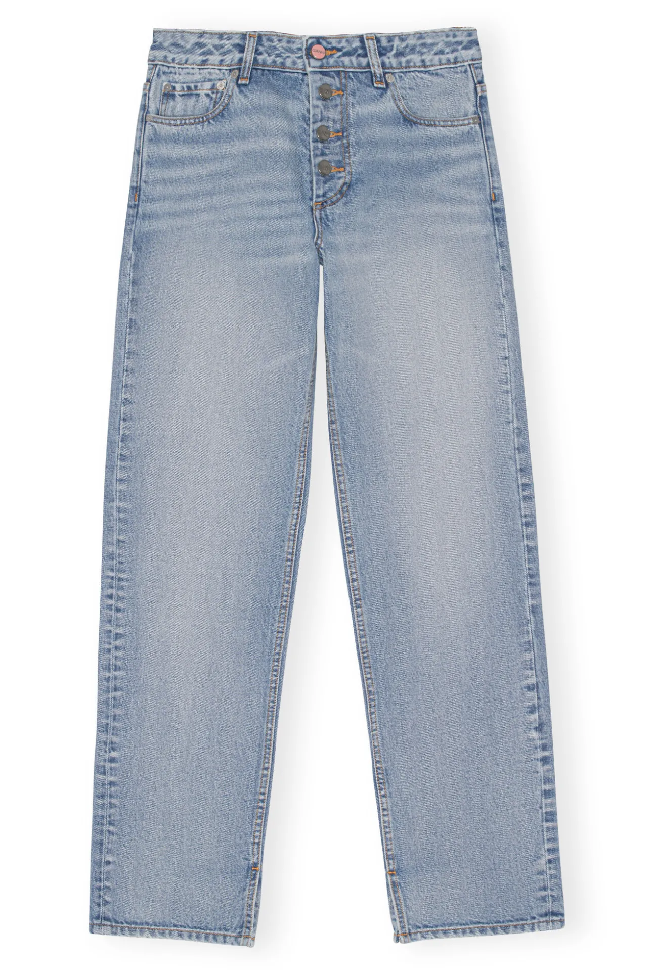 Discount GANNI Lovy-Jeans Light Blue Vintage