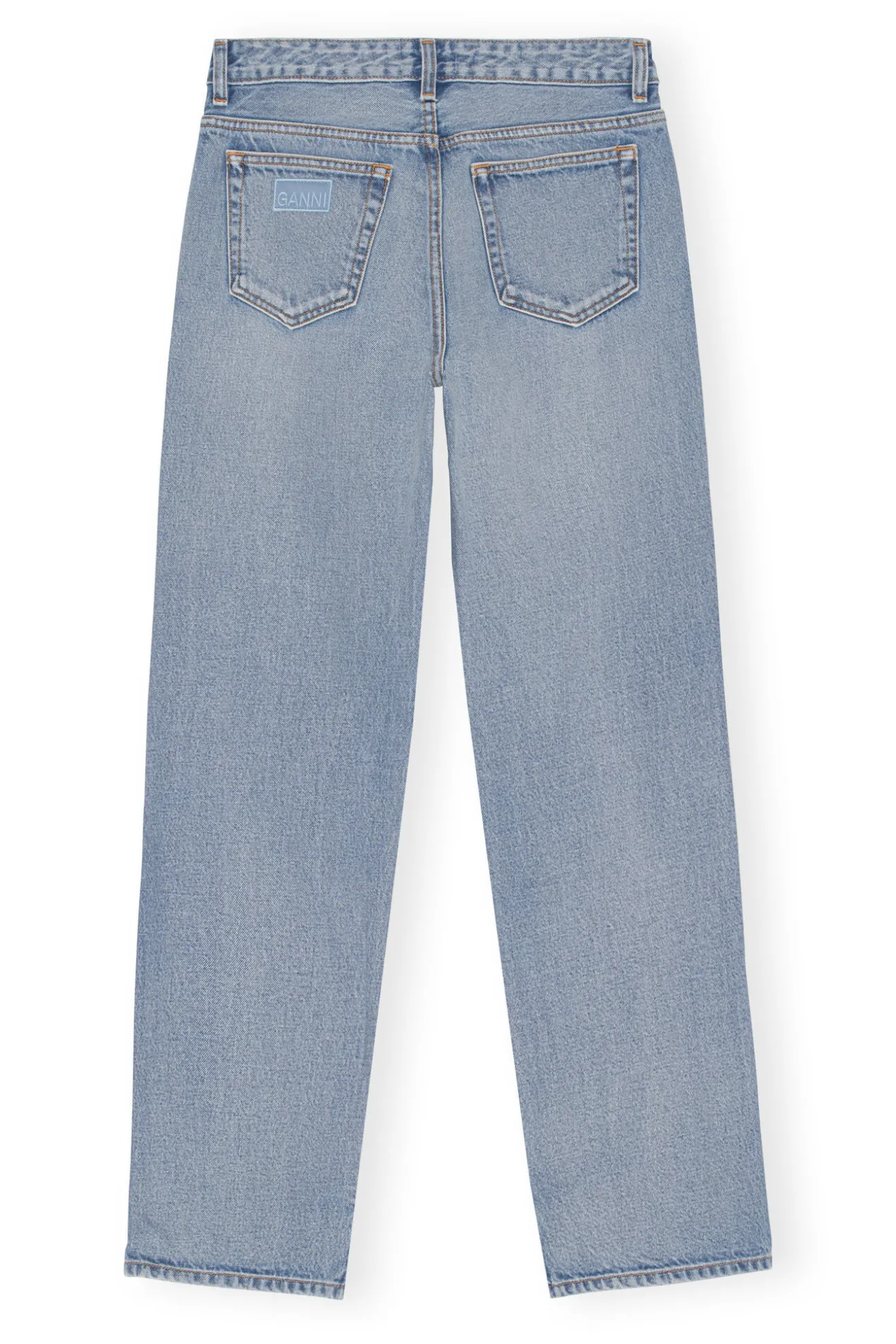 Discount GANNI Lovy-Jeans Light Blue Vintage