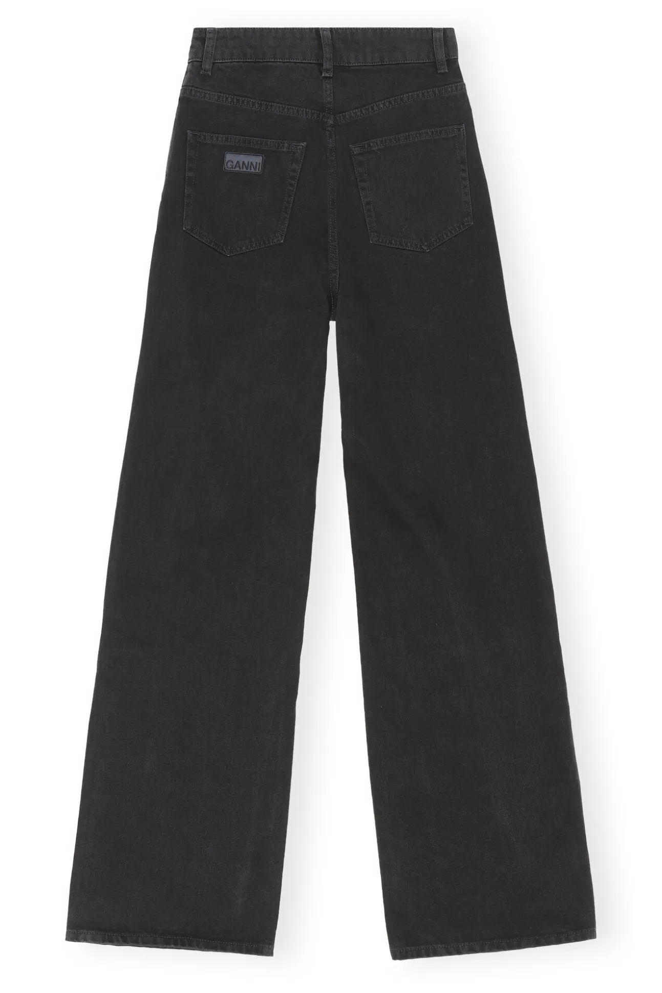Sale GANNI Magny Jeans Washed Black/Black