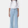 Cheap GANNI Magny-Jeans Light Blue Stone