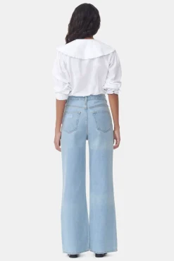 Cheap GANNI Magny-Jeans Light Blue Stone