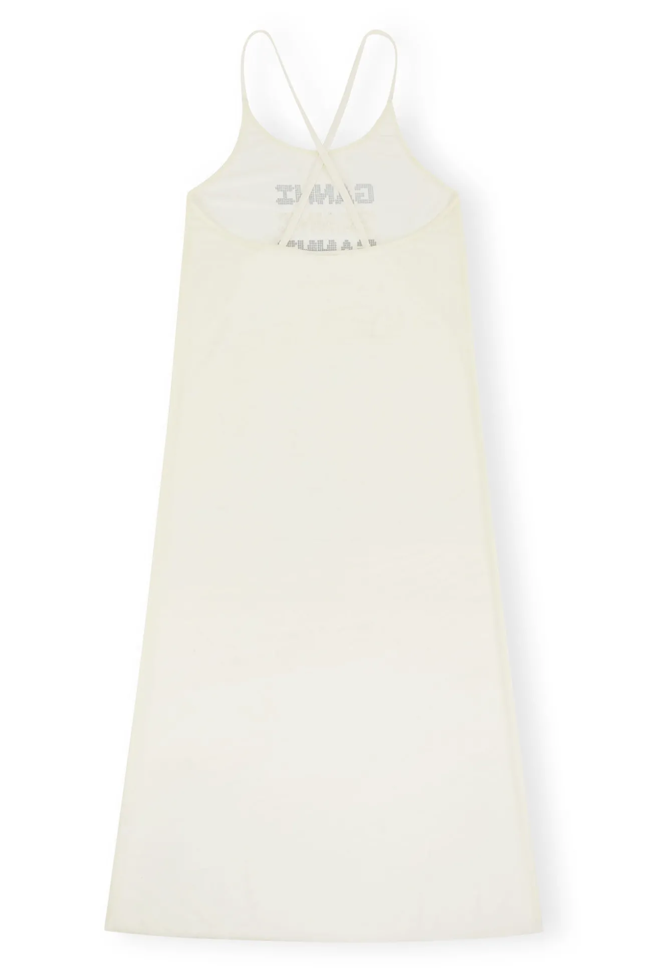 Flash Sale GANNI Mesh Cover Up Slip Dress Egret