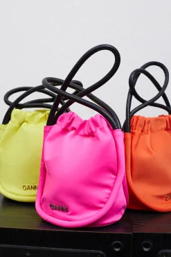Clearance GANNI Mini-Knot-Tasche Sugar Plum