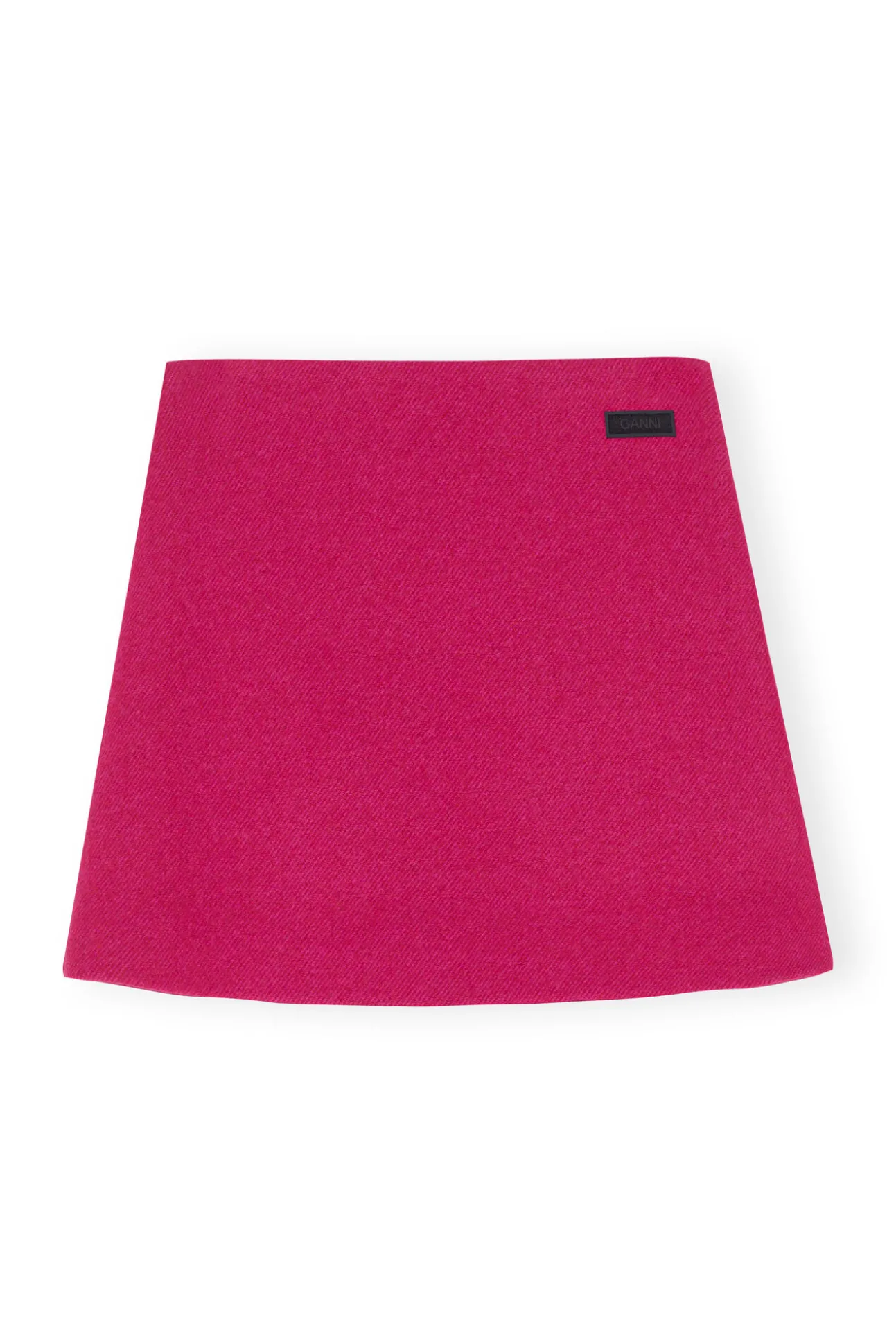 Store GANNI Minirock Aus Wool Fiery Red