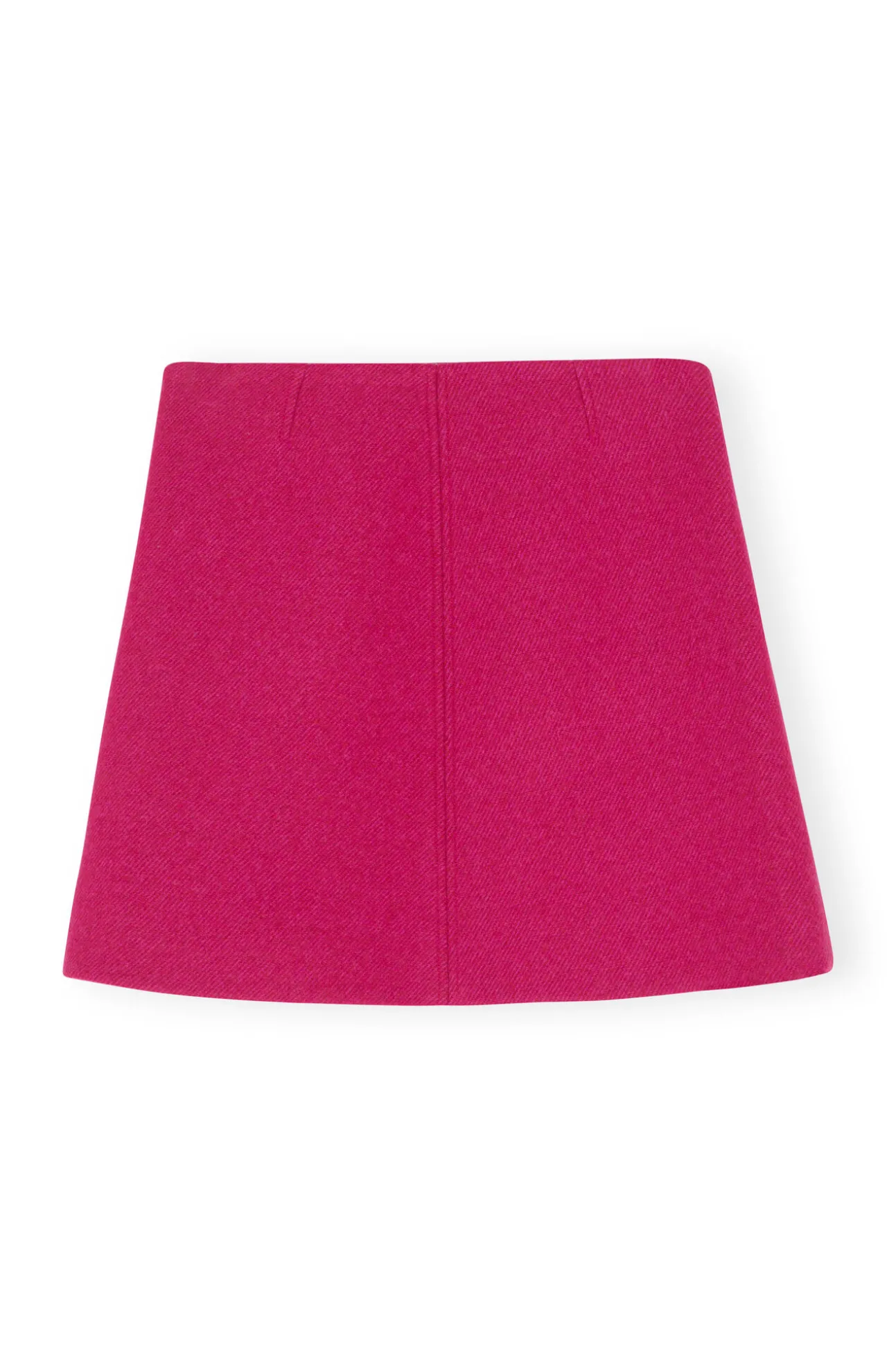Store GANNI Minirock Aus Wool Fiery Red