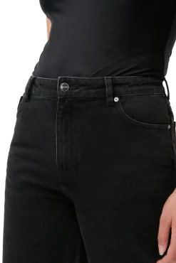 New GANNI Misy Jeans Washed Black/Black