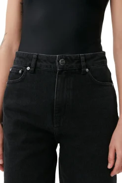 New GANNI Misy Jeans Washed Black/Black