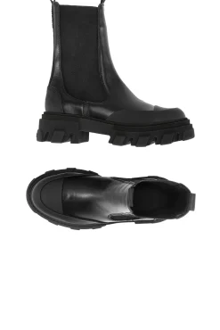 Clearance GANNI Mittelhohe Chelsea-Stiefel Black