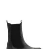 Cheap GANNI Mittelhohe Ohoskin-Chelsea-Stiefel Mit Profil Black