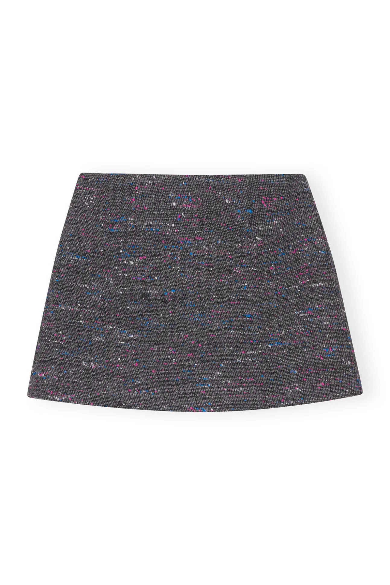 Discount GANNI Multi-Wool-Minirock Phantom
