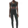 Hot GANNI Nahtlose Jacquard-Leggings Black