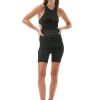 Fashion GANNI Nahtloses Jacquard-Top Black