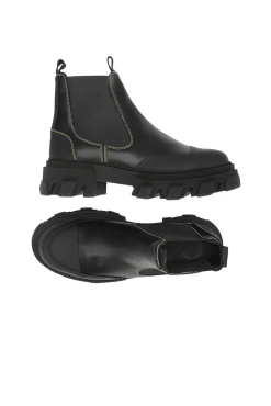 Fashion GANNI Niedrige Chelsea Boots Black