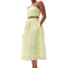 Store GANNI Nylon-Rock Lily Green