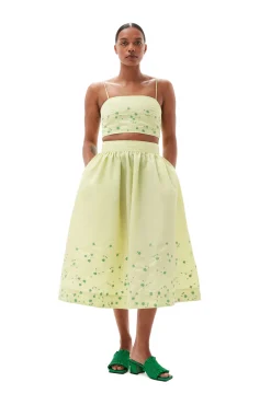 Store GANNI Nylon-Rock Lily Green