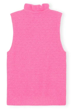 Store GANNI Oberteil Aus Weicher Wolle Sugar Plum