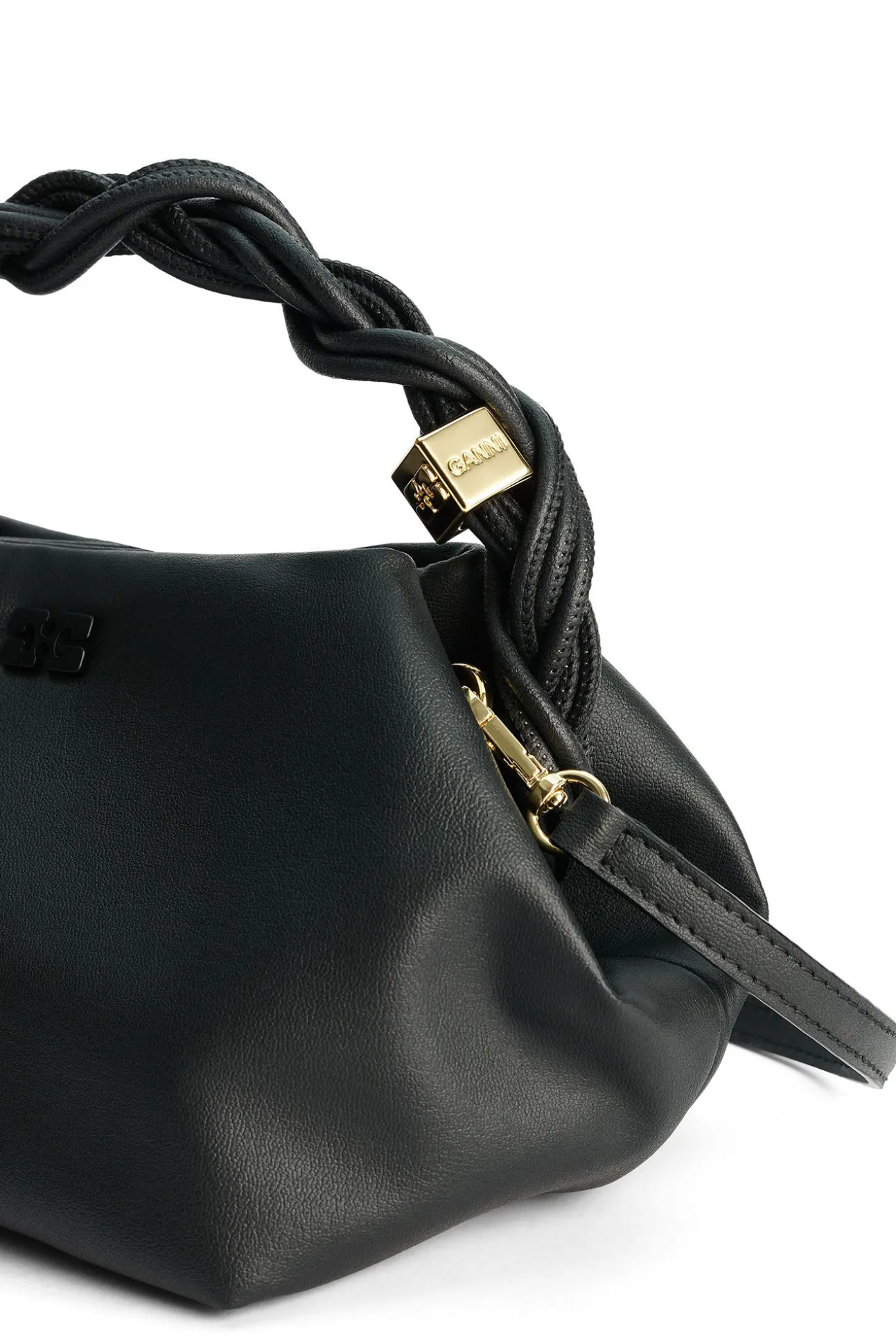 Sale GANNI Ohoskin Bou Bag Black