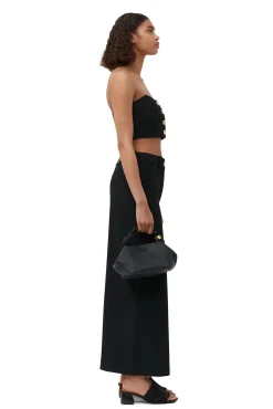 Sale GANNI Ohoskin Bou Bag Black