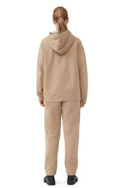 Flash Sale GANNI Oversized Zip Hoodie Petrified Oak